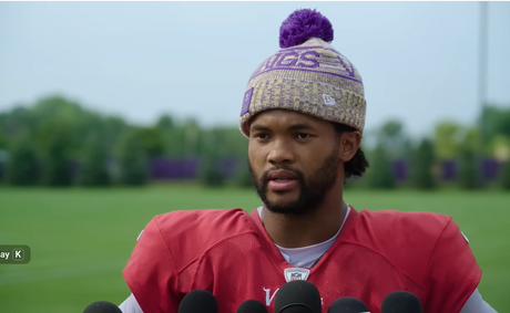 Kyler Murray knocked out early in Vikings debut