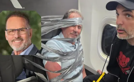 ‘I Got a Double Whammy’: White Man Duct-Taped, Zip-Tied to Airplane Seat After Racist Outburst Finally Breaks Silence with Bizarre Excuse