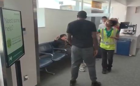 Man punches seated passenger at airport after being called racial slur [VIDEO]