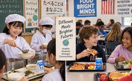 Two Nations, Two School Lunches