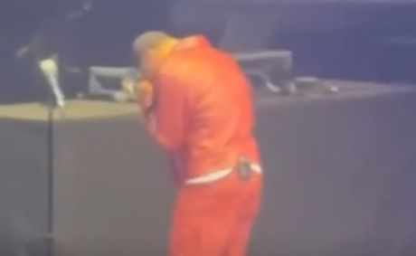 Comedian Mojo Brookzz broke down on stage after selling out Wintrust Arena in his hometown of Chicago, after getting fired from his old security job