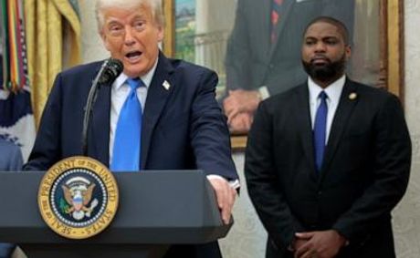Rep. Donalds downplays Trump connection on his governor campaign website