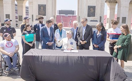 Inglewood lawmakers’ Olympics-related bill signed into law