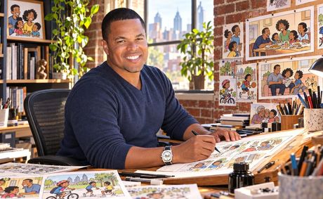 Robb Armstrong’s Art Celebrates Family Life
