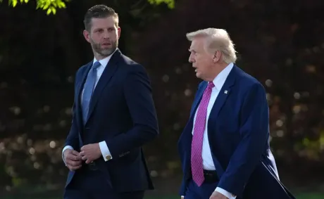 ‘He Looks Disgusted’: Trump and Eric’s Awkward Father-Son Moment Has Viewers Zooming In After One Tense Exchange That Changed Everything