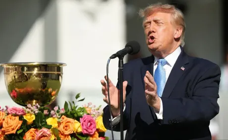 ‘Zoom in on His Face’: Trump Brags to the Crowd on Live TV,  Then a Heckler Shouts a Brutal Accusation and He Can’t Hide His Reaction