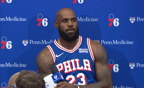 LeBron James makes bold vow at first 76ers media day