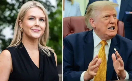 ‘Oh She Mad at Him’: Karoline Leavitt’s Bedroom Blunder Steals Trump’s Spotlight — And the Timing Couldn’t Be More Interesting