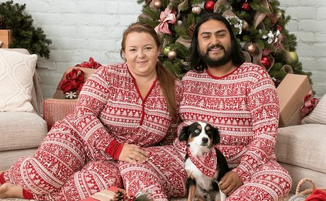 Where You Can Score the Cutest Matching Plus Size Family Pajamas for the Holidays!