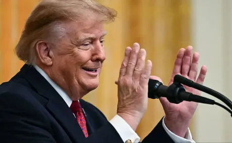 ‘What?!’: Trump Cautions Hispanic Guests About a Dangerous Fall at His Ballroom Site — Then Makes a Jaw-Dropping Claim About Who Could Survive