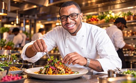 Kwame Onwuachi Cooks His Heritage