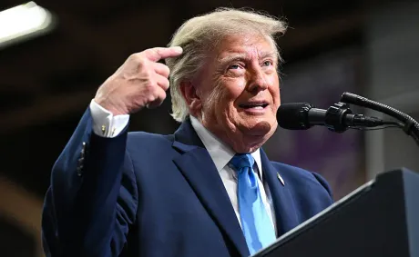 ‘When Does It Stop?’: Trump Mixes Up Reality with His Imagination Again, Brags to Reporters About Using a Power He Never Had Against an Enemy