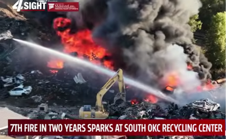Oklahoma City Recycling Plant Fire Unleashes Ominous Smoke and Questions