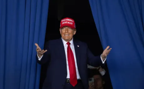 Trump Brags About Crowds ‘Already Waiting in Line,’ Then the Cameras Catch the One Thing He Hoped Nobody Would See