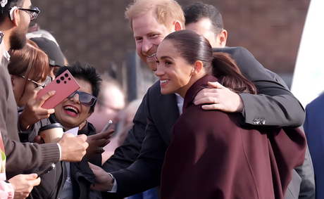 Harry and Meghan’s first UK outing hit by a bitter outburst