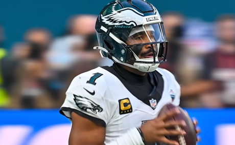 Who will start at quarterback while Jalen Hurts is out?