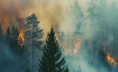 Wildfire tears through southern California leaving damage behind