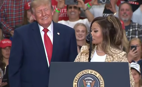 Nicki Minaj Gets a Shocking Shoutout From Trump on Stage