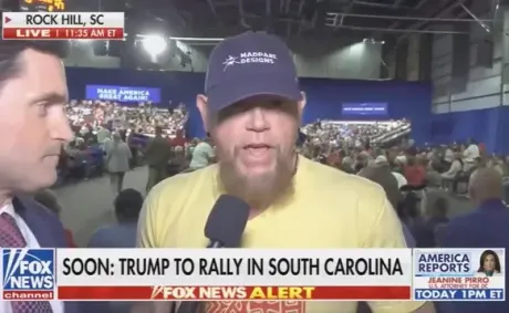 ‘Since 1989’: North Carolina Man Who Crashed Fox News Broadcast at Rally Says His Disdain for Trump Goes Back to Central Park 5