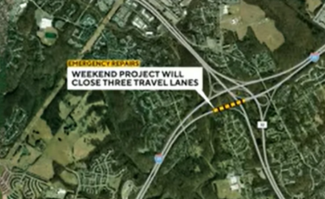 Maryland announces I-95 lane closures this weekend