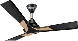 Orient Electric Wendy 1200mm(48inch) 3 Blade Ceiling Fan (Metallic Black Gold , Pack of 1)