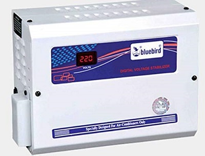 Bluebird 4kVA 130V-280V COPPER WOUNDED VOLTAGE STABILIZER For 1.5Ton AC (Blue, White)