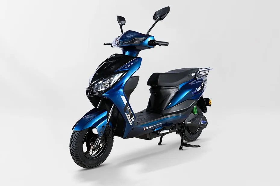 Zelio evaa blue color front left view harbacore