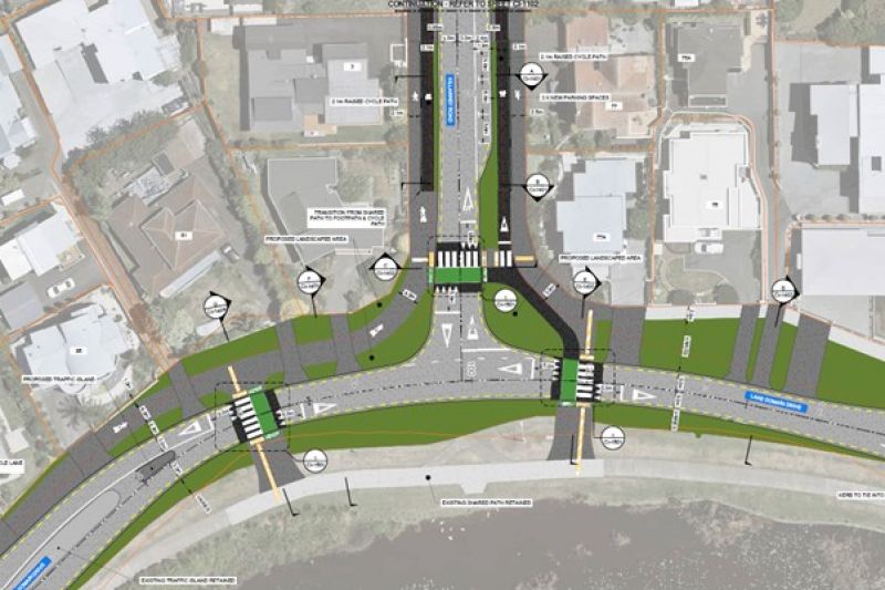 Lake Domain Drive/Killarney Road intersection improvements image