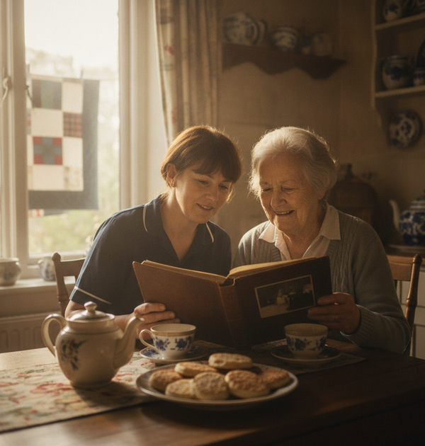 Supporting People Living with Dementia at Home: Continuity, Routine and Language