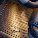 Vehicle Interior Showing Mustang Floormat Representing Interior Accessories Category