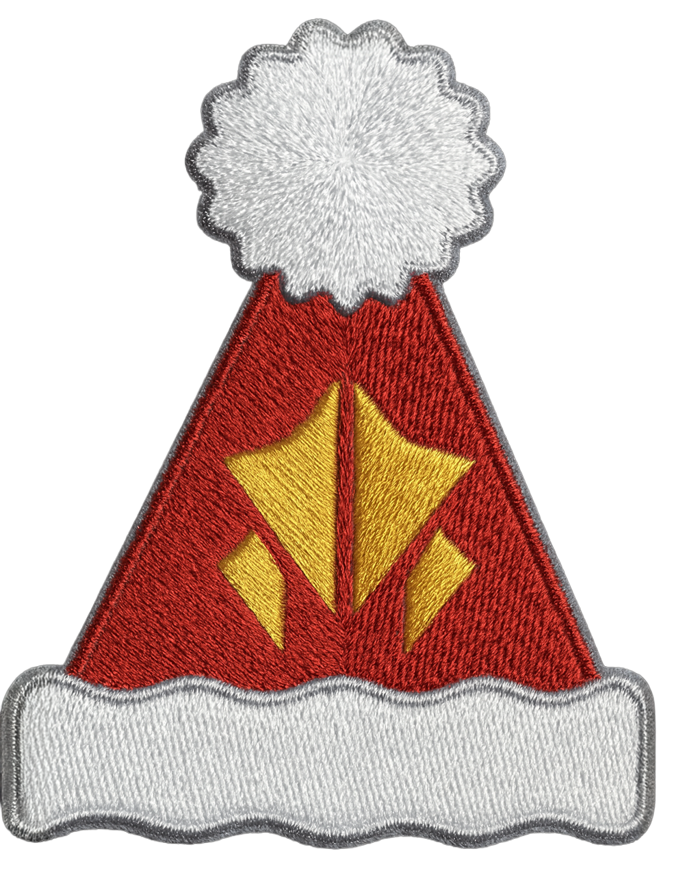 Charger Santa Hat Patch