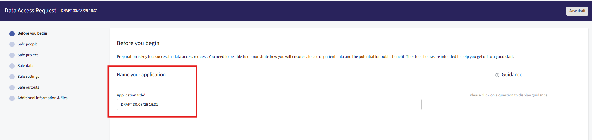 Data Access Request - Support - Health Data Research Gateway