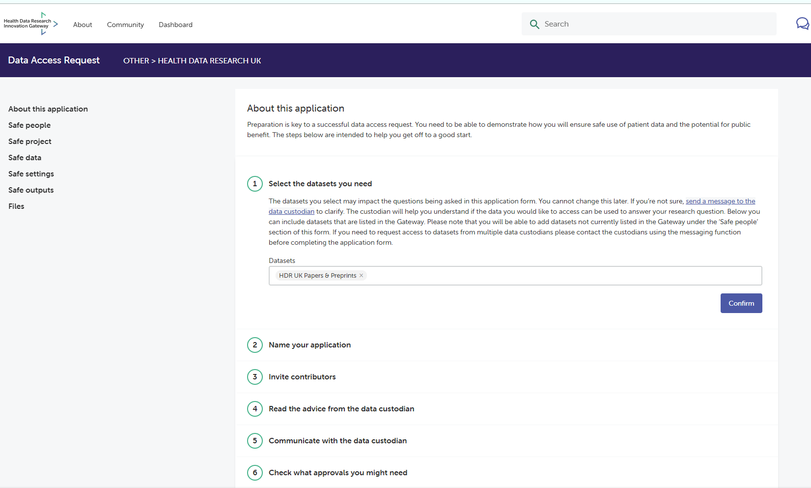 New Data Access Request Form