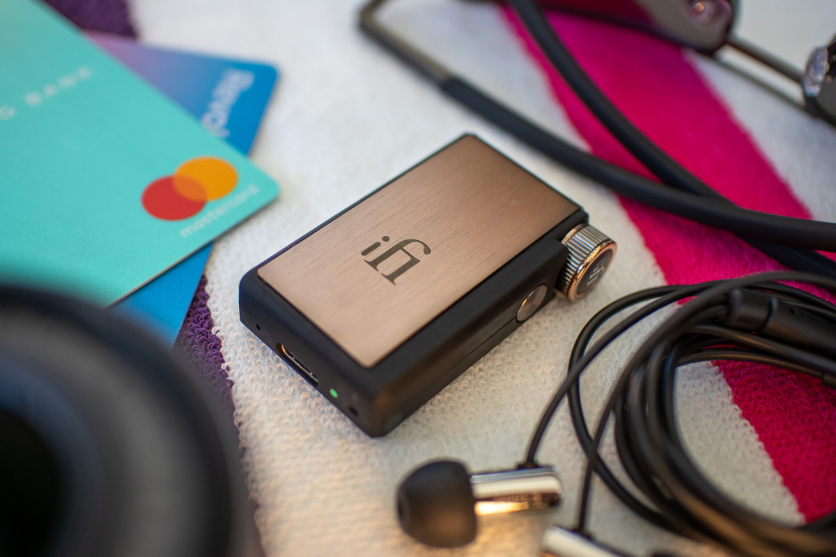 iFi Audio GO Blu portable dac / amp bluetooth with in-ear headphones