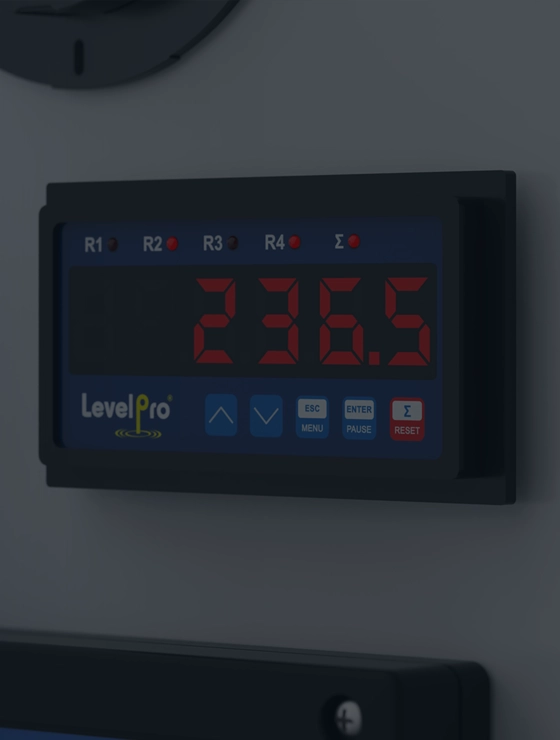 Icon Process Controls TVF flow meter display
