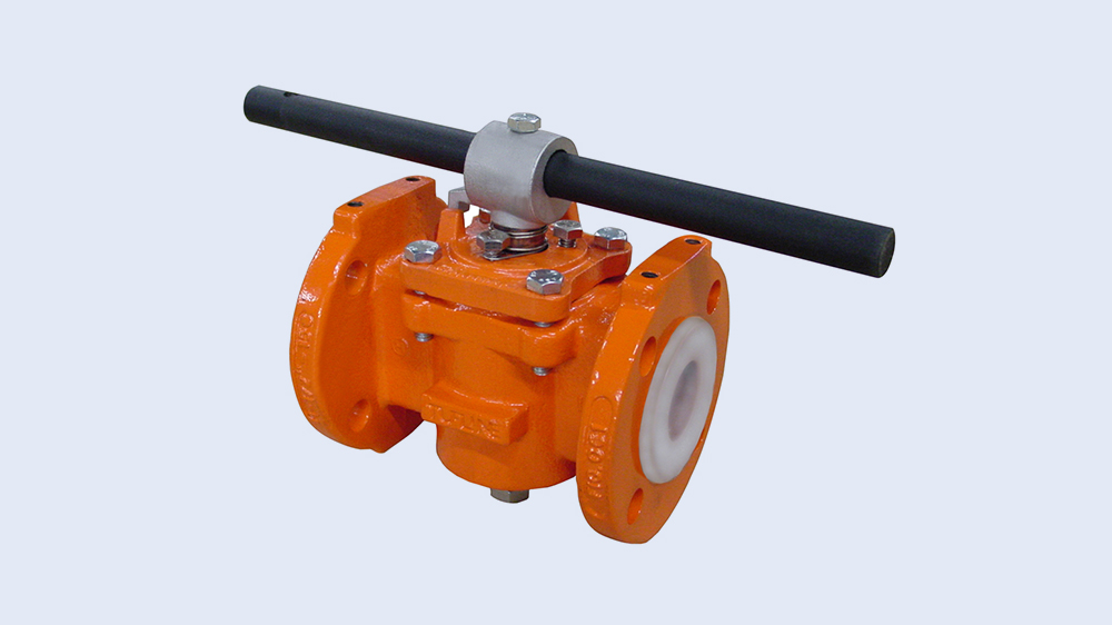 Xomox PTFE-lined plug valve
