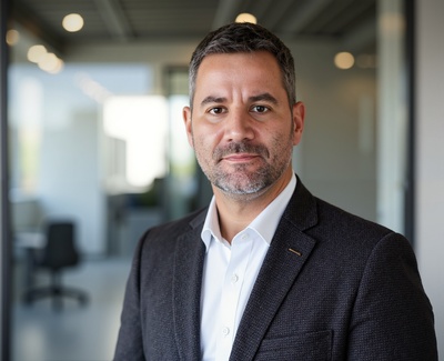 Professional AI headshot example created by HeadshotPro - male business portrait