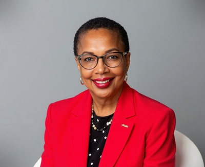 Professional AI headshot example created by HeadshotPro - female business portrait