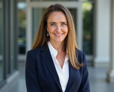 Professional AI headshot example created by HeadshotPro - female business portrait