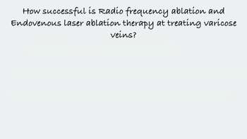 Endo-thermal ablation of saphenous vein