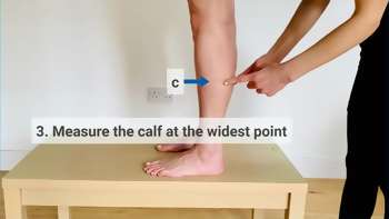 How to measure for medical compression socks.