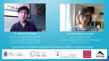 Our research in regard to patient experiences within a Leg Club setting Part 1