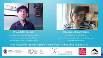 Our research in regard to patient experiences within a Leg Club setting Part 1