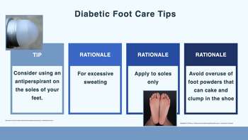 Foot care for diabetics