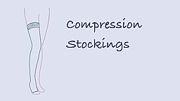 Compression stockings for venous insufficiency 