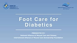 Foot care for diabetics