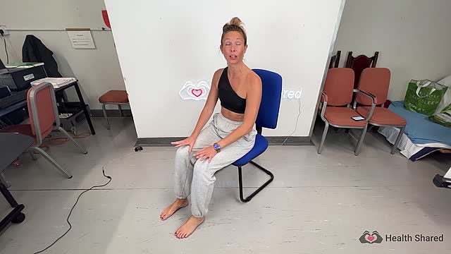 Footwork seated (toes & heel tapping)