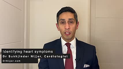 How can symptoms of cardiac causes of chest pain be distinguished from other such as gastrointestinal causes or panic attacks?