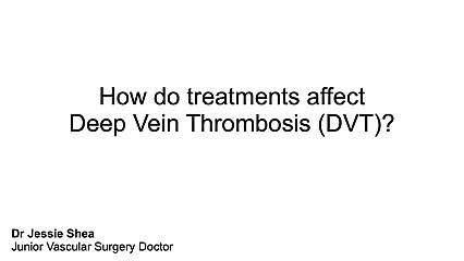 How do treatments affect DVT?
