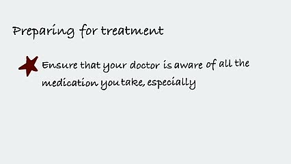 Information for patients preparing for endovenous ablation and for after treatment